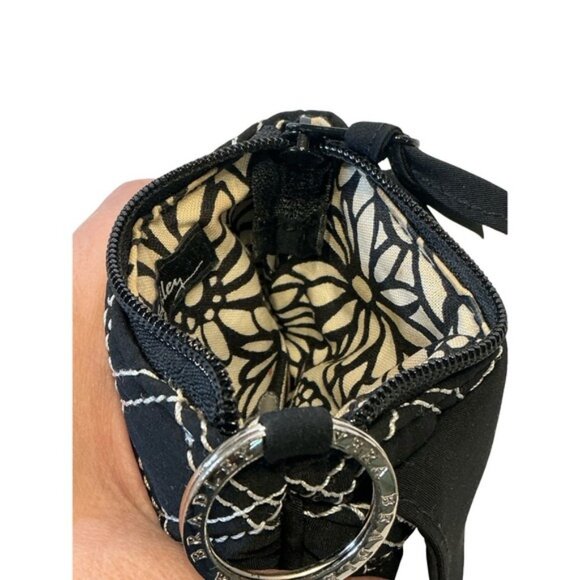 Vera Bradley Black Quilted Wallet - Picture 10 of 11